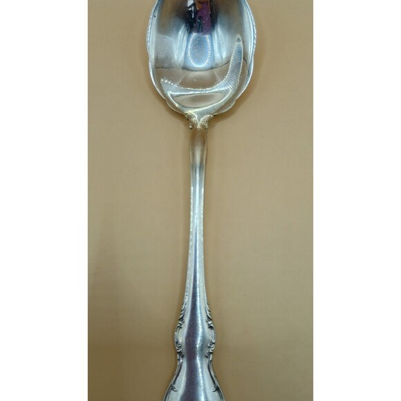 French Provincial by Towle Sterling Silver Rice Spoon Scalloped No Monogram - Picture 4 of 9